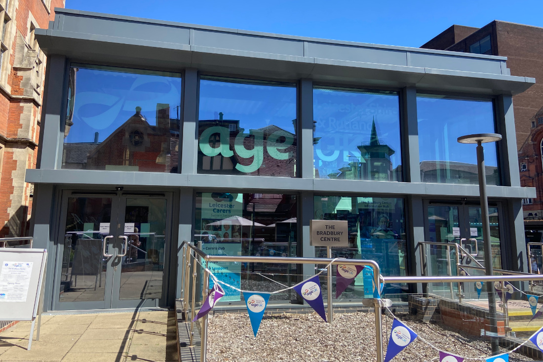 Bradbury Centre Age UK entrace
